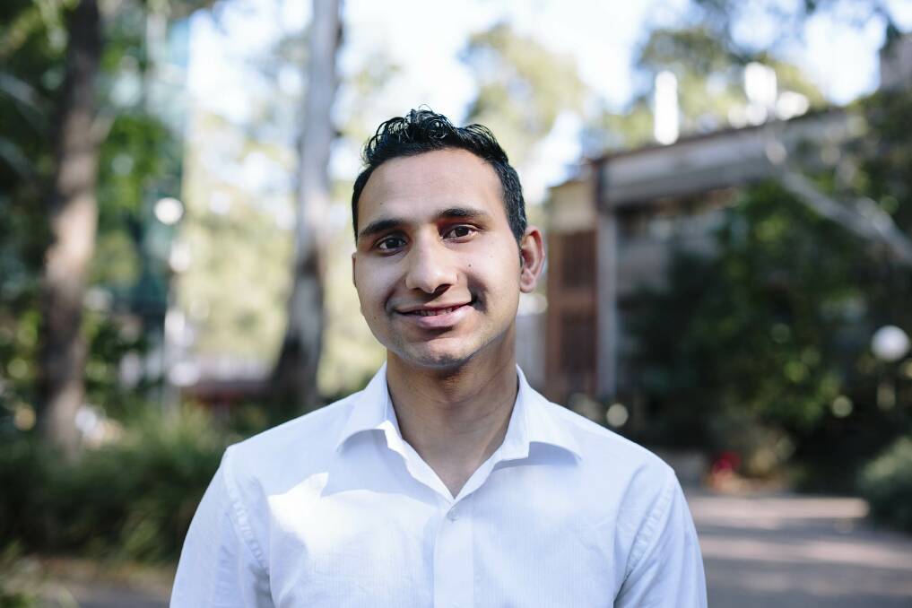 INSPIRATION: Ram Khanal is making good on his promise to himself to make the most of his education after arriving in Albury from a refugee camp in 2009.