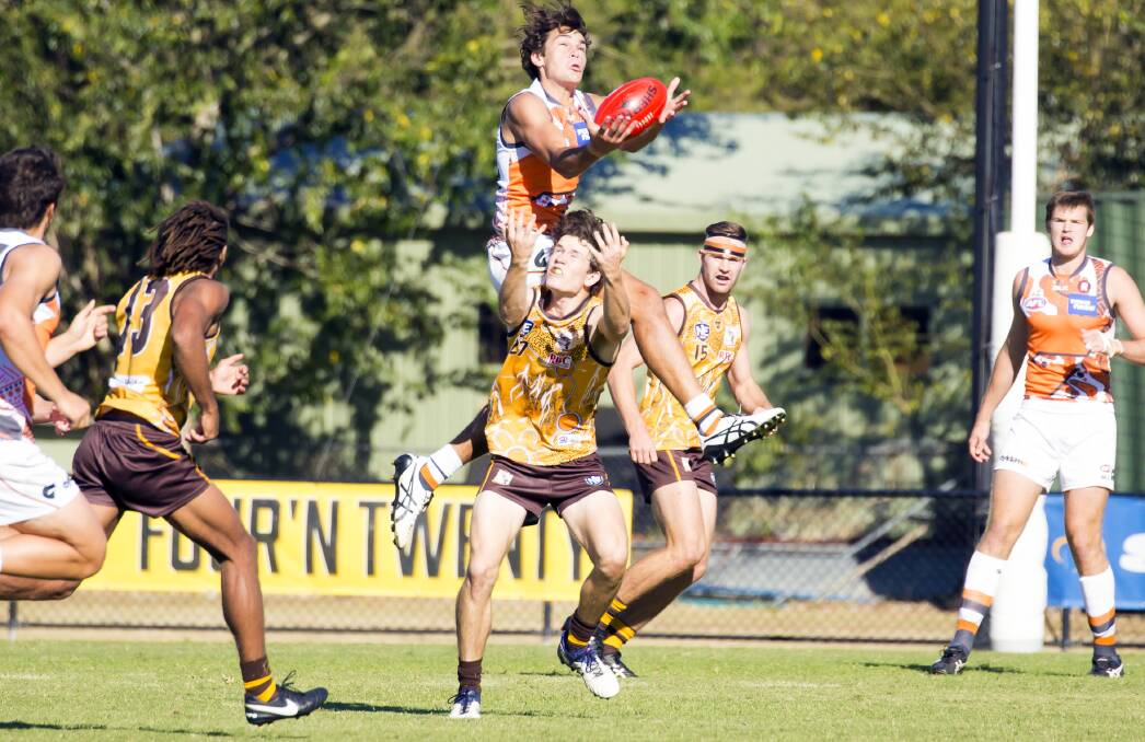 YOUNG GUN: CDHBU teenager Matt Walker has already made his first steps onto the big stage, playing for the GWS Giants' NEAFL team. Picture: TJ YELDS PHOTOGRAPHY