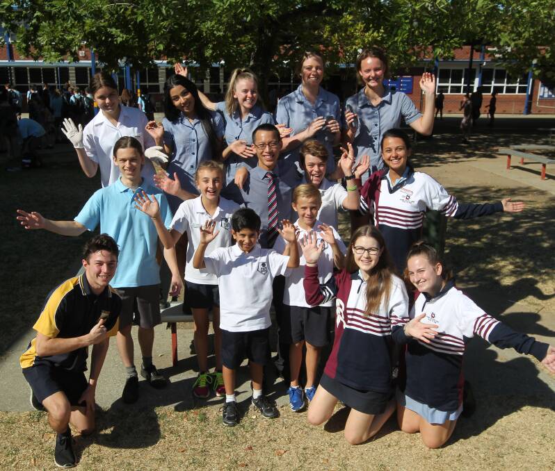 CALCULATED: Australian Local Hero for 2018, Eddie Woo, delivered lessons at James Fallon for students from right around the region. Picture: CHRIS YOUNG