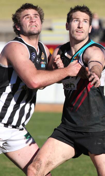 TALL ORDER: Former Wangaratta and Milawa ruckman Brent Newton will coach Chiltern in 2017. The Swans finished 10th this season.