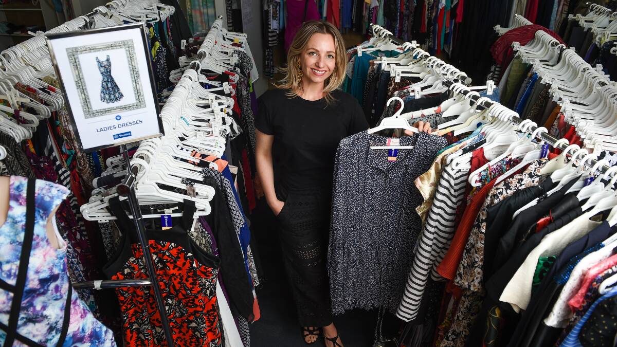 HIDDEN GEMS: Vinnies head stylist Tara Castellan was in ALbury in Tuesday offering tips and tricks ahead of the spring fashion season. Picture: MARK JESSER