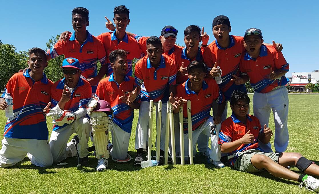 WINNERS ARE GRINNERS: After dropping its first match of the tournament, Cairns dominated to claim the inaugural Bhutanese Big Bash trophy.