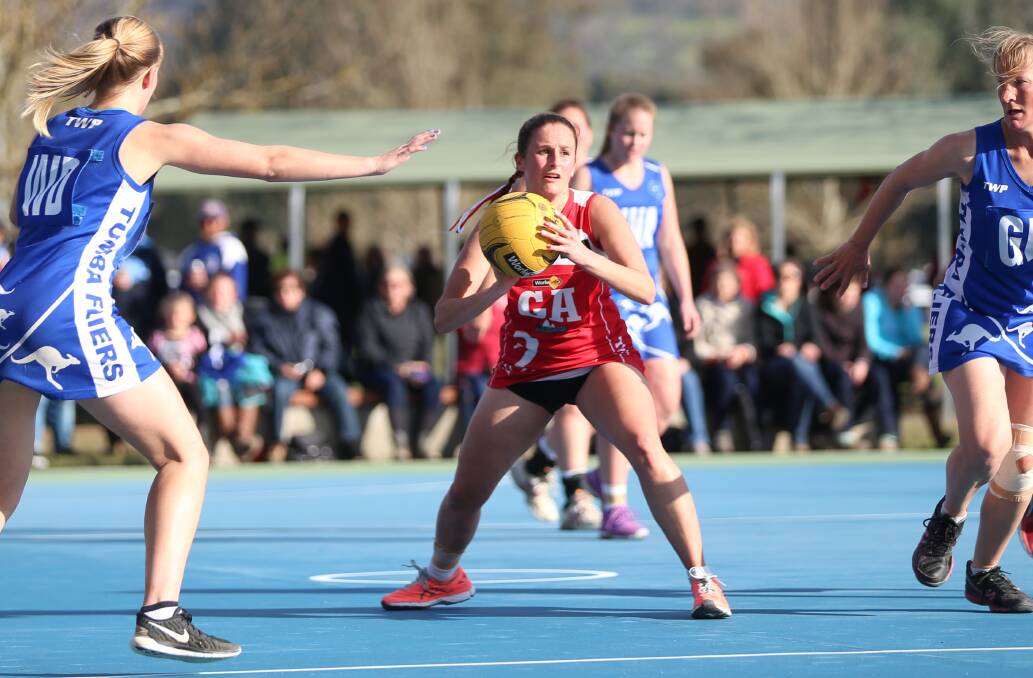 NO SWANSONG: Federal entered the netball grand final as slight favourites, but were outdone by  the determined Tumbarumba.