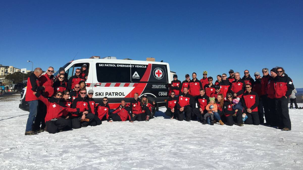 UPGRADE: Mount Hotham ski patrol raised $40,000 for their new ambulance.