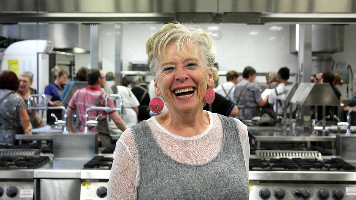 CREATING AN APPETITE FOR LIFE: Australian chef, food author and restaurateur Maggie Beer cooked up a storm with chefs from aged care homes in the New England.