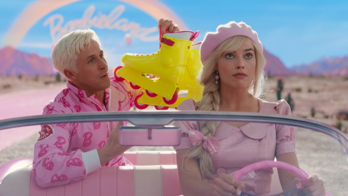 Ryan Gosling as Ken and Margot Robbie as Barbie in Barbie. Picture Warner Bros