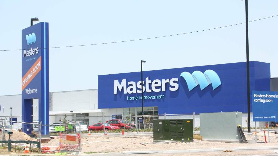 Masters Home Improvement store under construction.
