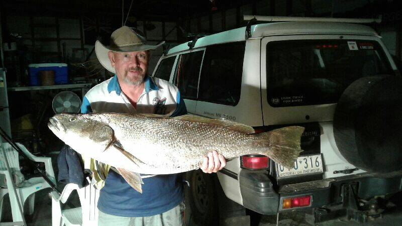 BIG ONE: Greg McKenzie caught this 1.4 metre mulloway off Drummonds Beach, near Geraldton in Western Australia, during an April trip. It weighed in at 20kg.