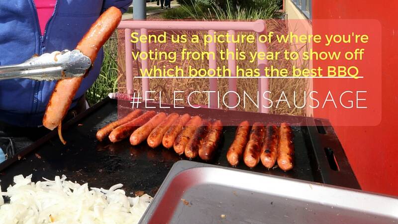 Use #electionsausage to let the Border know which school, hall or community group has the best BBQ this election.