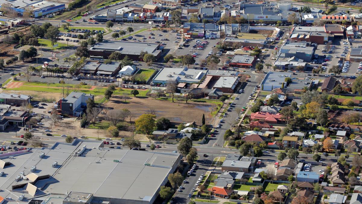 The former Stanley Street pool and Wodonga police complex area known as CBD West is the subject of renewed investor interest.
