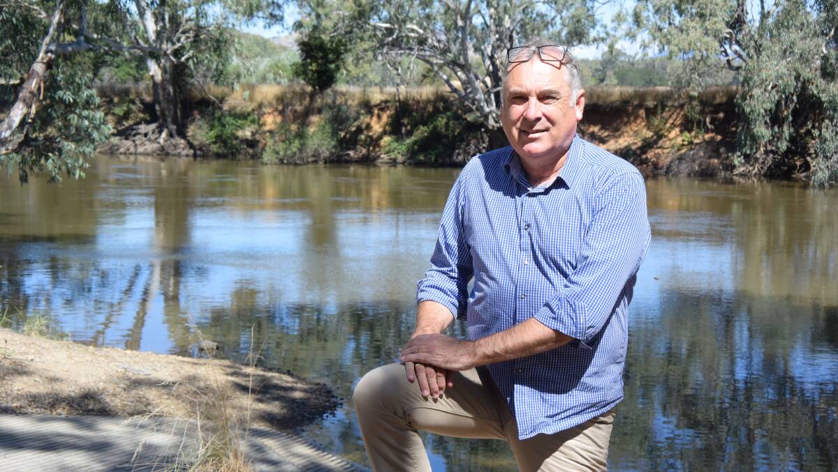 WRONG SPOT: Albury councillor Murray King says Kremur Street is not the ideal location for a riverside RV park in the city.
