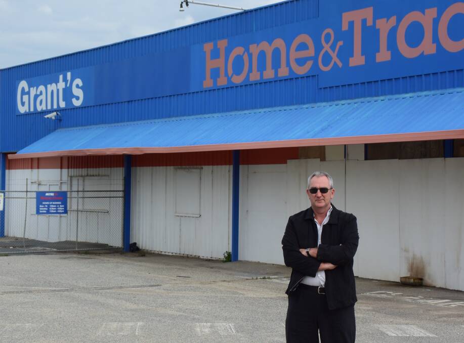 CLINCHED: Steeline managing director Trevor Jones has bought the former Mitre 10 site in Lavington. Its future use will be revealed in coming months.