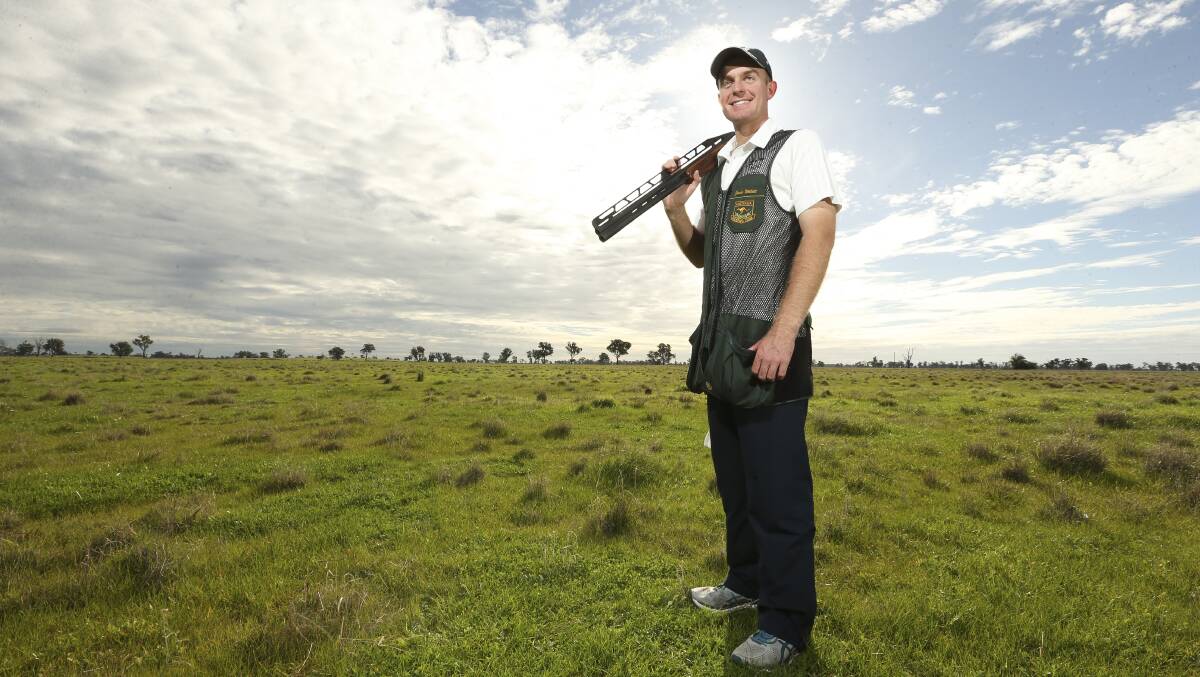 HOT SHOT: Mulwala's James Willett is aiming for gold at the Rio Games in the double trap event. Picture: ELENOR TEDENBORG