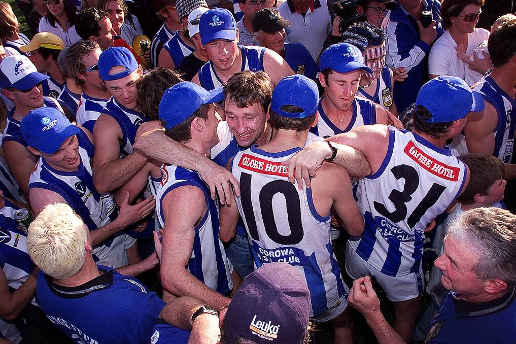 BETTER DAYS: Corowa-Rutherglen won its most recent Ovens and Murray premiership in 2003.