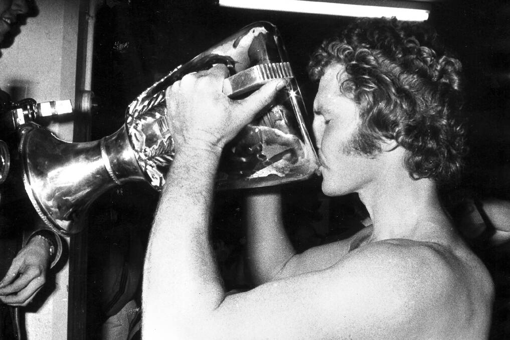 TIGER GLORY: Barry Richardson was a three-time Richmond premiership player after growing up on a farm between Wodonga and Barnawartha.