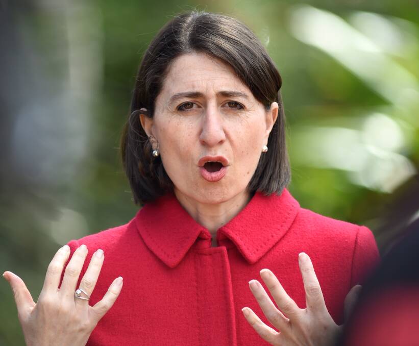 STANDING FIRM: NSW Treasurer Gladys Berejiklian visited Albury on Monday and played down funding shortfall concerns expressed by Albury Council. Picture: MARK JESSER