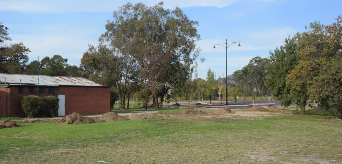 The South Street extension east of the Wodonga Brass Band hall to Havelock Street has been completed.