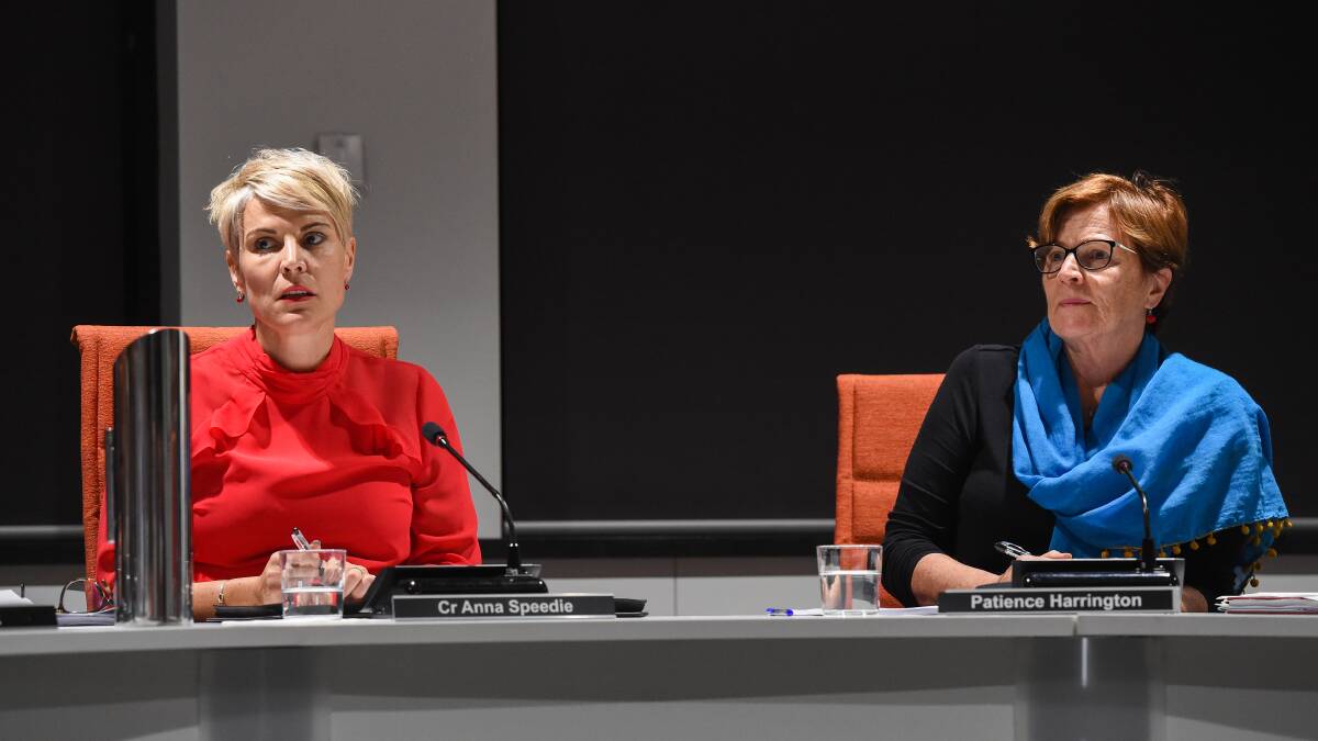 AT THE HELM: The leadership combination of mayor Anna Speedie and chief executive Patience Harrington has been broken up with the resignation of the ceo. Picture: MARK JESSER