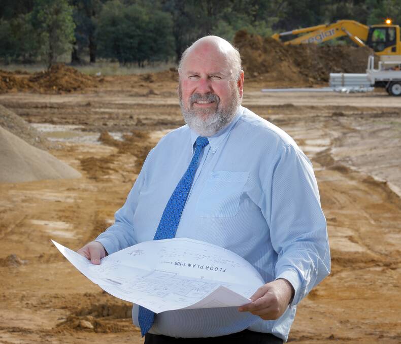 Peter Brown from Peter Bowen Homes was on hand to watch a 424-lot sub-division in Thurgoona win approval from Albury Council.
