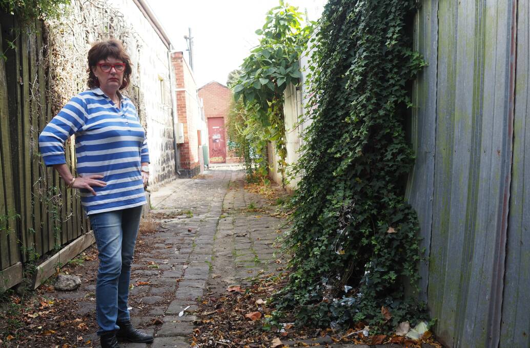 Judy Ryan discovered a young man who had a drug overdose in a laneway behind her Abbotsford home. Picture: FAIRFAX MEDIA