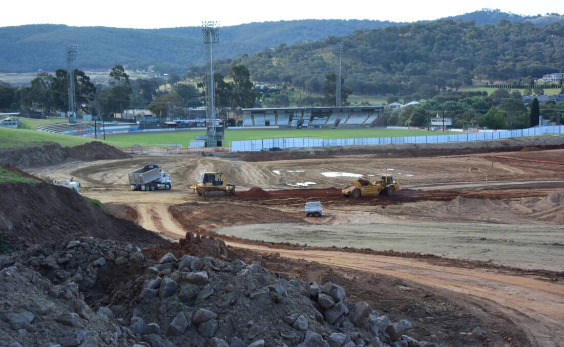 The Lavington Sportsground redevelopment is running behind schedule and over budget after unsuitable soil base was discovered at the site.
