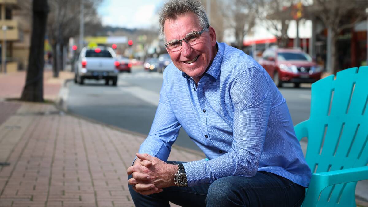 HOT SEAT: Cr Kevin Mack is poised to return as Albury mayor after being the big winner on election night. Picture: JAMES WILTSHIRE