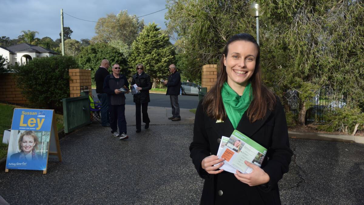 HERE WE COME: Farrer federal candidate Amanda Cohn is leading a ticket in the Albury Council election to be held on September 10. Picture: ANTHONY BUNN