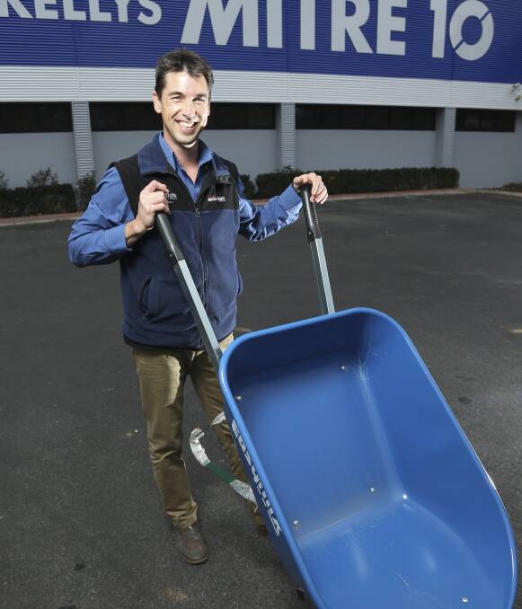 NEW BEGINNINGS: Kellys Wodonga managing director Adrian Kelly at its Melbourne Road site. The business is joining the Mitre 10 group as of June 1. Picture: ELENOR TEDENBORG