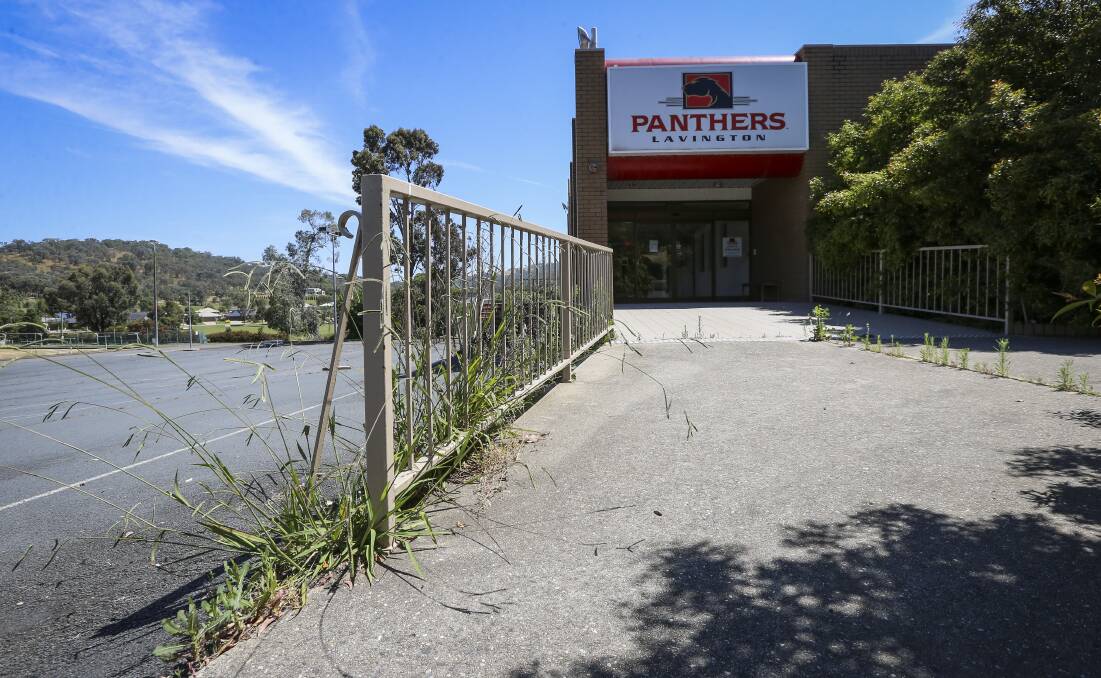 SITTING IDLE: The former Lavington Sports Club site remains unsold more than two years after closing. Picture: JAMES WITLSHIRE