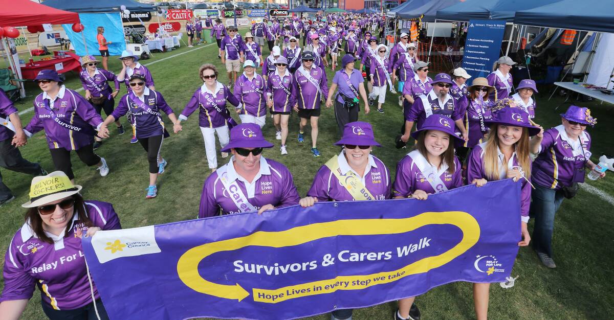 PAINT THE BORDER PURPLE: Relay For Life will return to Birallee Park this year as organisers aim to make Albury-Wodonga's event the biggest one in the country.
