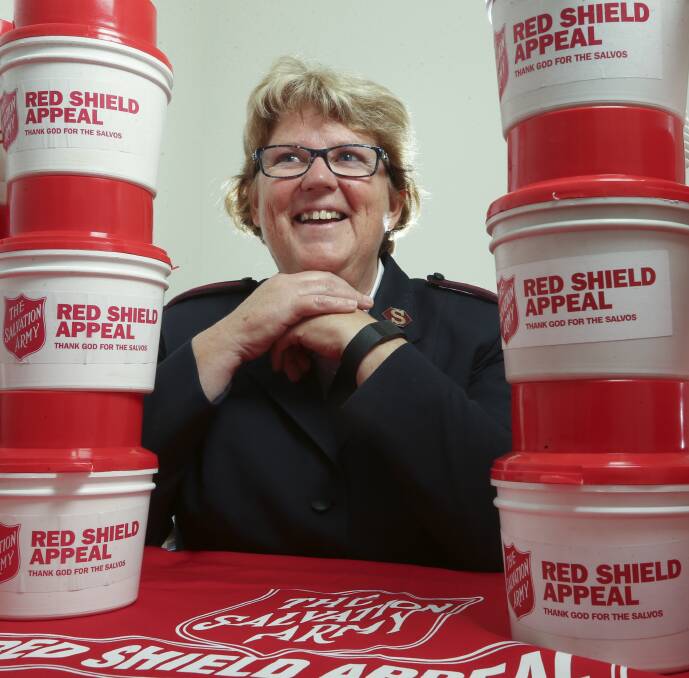 VITAL SERVICES: Wodonga Salvation Army Captain Christine Abrams is encouraging people to volunteer for the Red Shield Appeal. Picture: ELENOR TEDENBORG