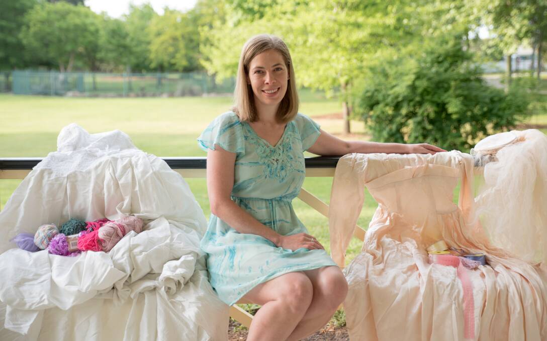 SMALL COMFORT: Shannon Hourigan is calling on the Border community to donate dresses for angel babies. Picture: TARA BELL