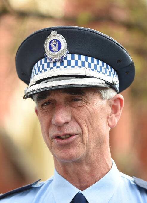 BIG HAUL: Inspector David Cottee says shoplifters were targeted.