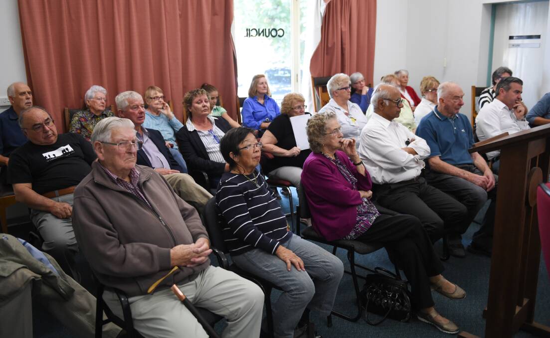 COMMUNITY INTEREST: About 20 residents showed for a panel meeting in Culcairn, which aimed to iron out the final kinks in the plan for a new hospital.