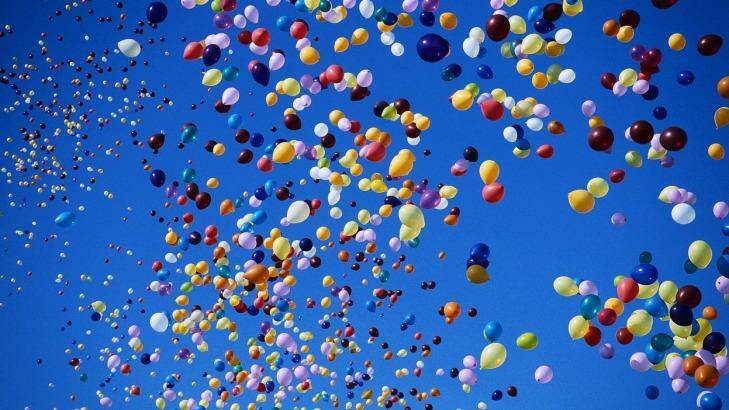 Releasing balloons at ceremonies kills birds and should be banned, say scientists. Photo: Suppled