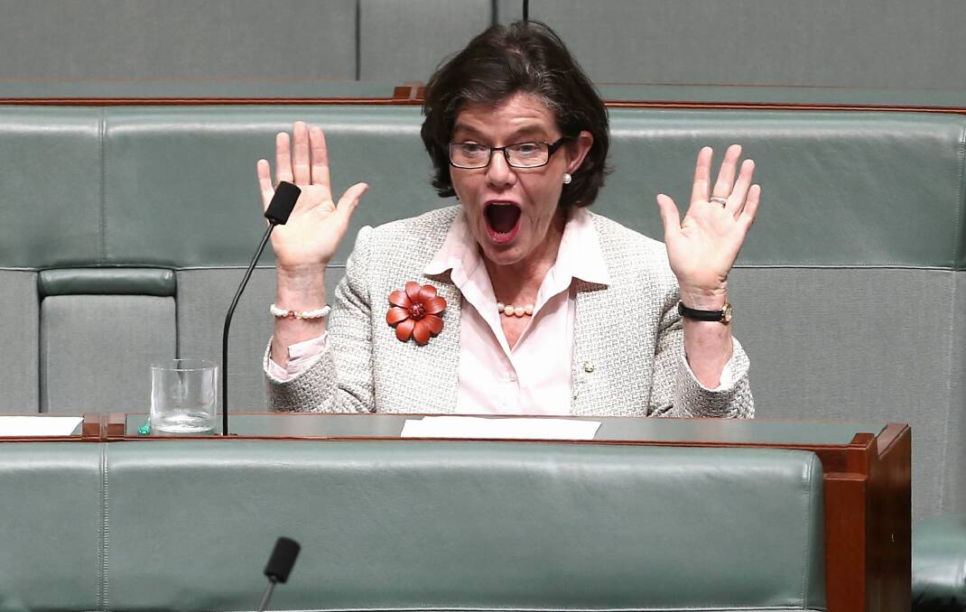 Cathy McGowan wasn’t saying much yesterday as it was revealed Australian Federal Police were investigating possible voter fraud in the seat of Indi from last year’s federal election. Picture: FAIRFAX