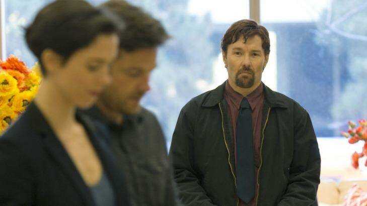 Solid performer: Joel Edgerton with Rebecca Hall and Jason Bateman in <i>The Gift</i>.