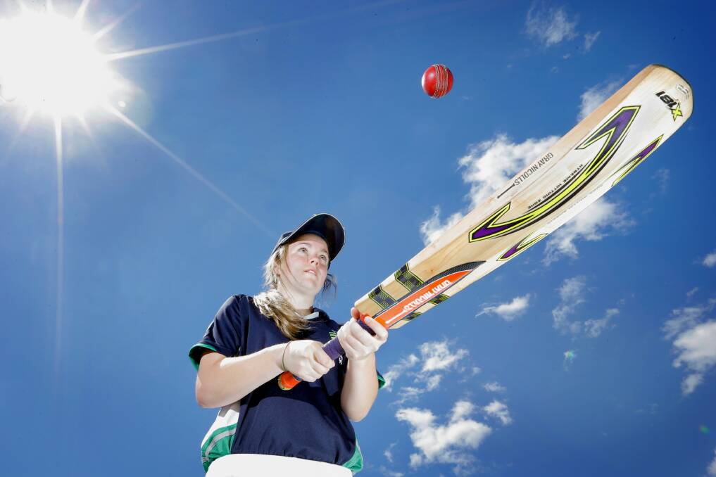 New City’s Maddi Baird will line up for Cricket Victoria at the national titles next month. Picture: TARA GOONAN