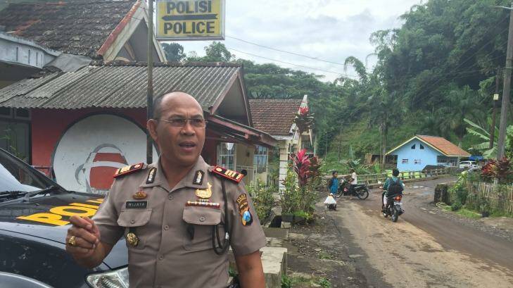 Tiris police chief Wijaya wonders whether the fish bombs that killed a 24-year-old local labourer were actually intended for his neighbour, a suspected sorcerer. Photo: Jewel Topsfield