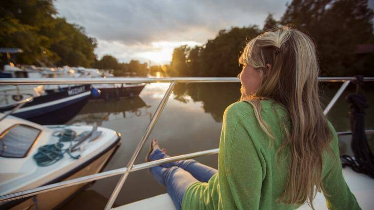Relax as you meander through Burgundy on a canal barge. Photo: Shereen Mroueh