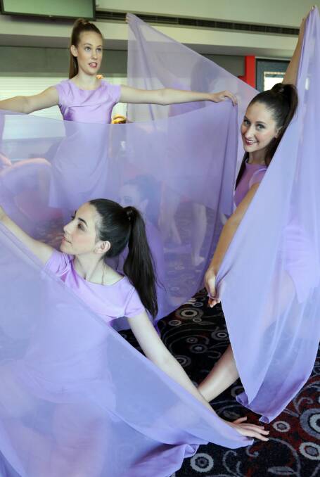 The Albury senior dance ensemble of Bianca Boyd, Maddy Newmhan and Maegan Wilson were an enchanting sight when they unveiled their routine at Riverina Festival of Dance. 