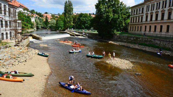 Take out a canoe on the Vltava River and see the town from a different perspective. Photo: iStock