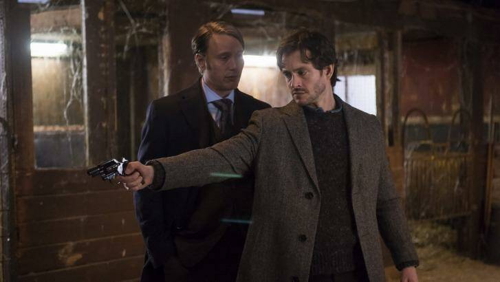 The waking nightmare imagery of <i>Hannibal</i> (pictured) is mirrored with ambient sound and almost nonstop music, care of composer Brian Reitzell.  Photo: Seven Network 
