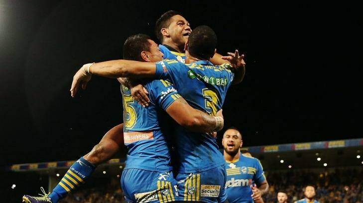 New blue: Parramatta may be flying on the field but a fresh round of infighting has commenced off it.