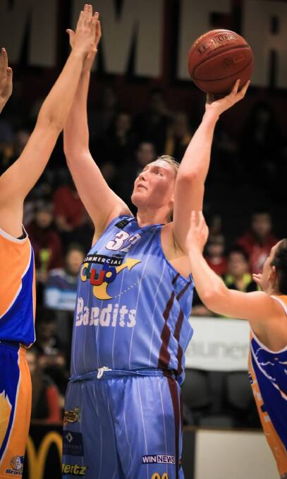 Ali Bouman will be crucial to the Albury-Wodonga Lady Bandits chances of a win against the Ballarat Rush at the Hideout tomorrow night.