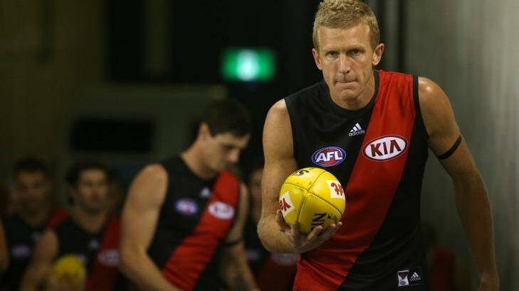 Essendon champion Dustin Fletcher may well play another AFL season in 2015.  Photo: Pat Scala