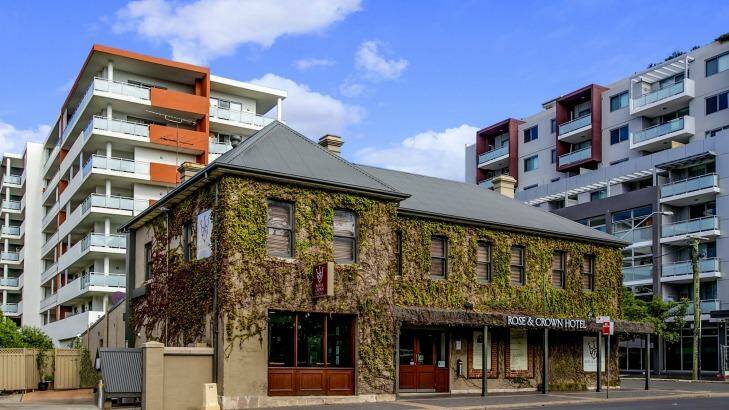 New management: The Rose & Crown, on Victoria Road in the heart of the rapidly developing northern precinct of the Parramatta CBD, sold for a suggested $14 million. Photo: Carolyn Cummins