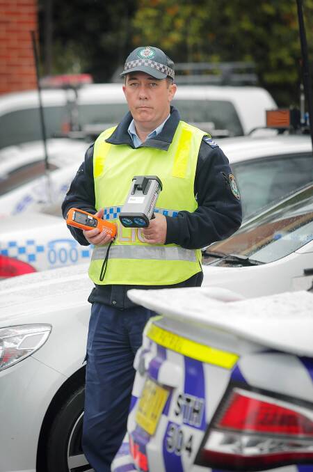 Sen-Constable Nick Fahy will be part of Operation Saturation 2 in coming days. Picture: TARA GOONAN