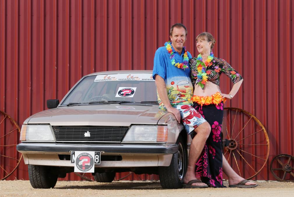 Shane and Sharon Potocnik have headed off to the Mystery Box car rally. Picture: JOHN RUSSELL