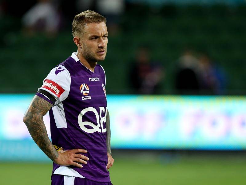 Hamstring injuries have restricted Perth Glory's Adam Taggart to eight A-League games this season.